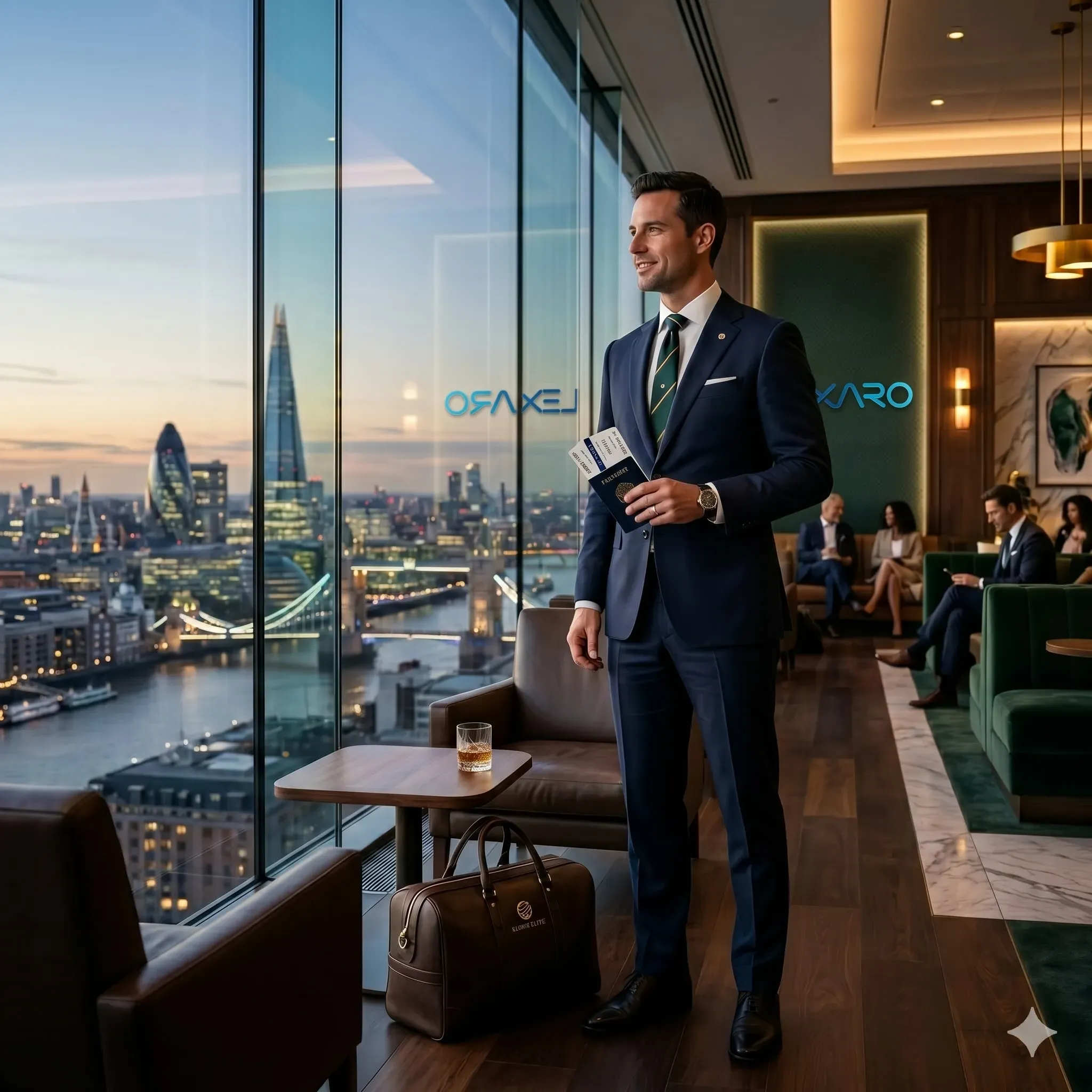 Professional visa consultants guiding clients through international travel opportunities
